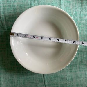 4- Frostfire White Corelle Vitrelle Soup or Pasta Bowls by Corelle